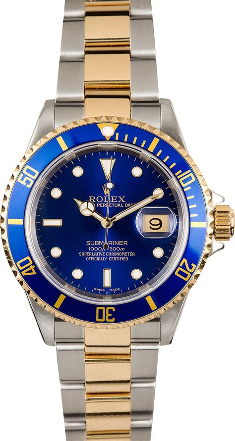 gold submariner blue face rolex|rolex submariner blue face price.